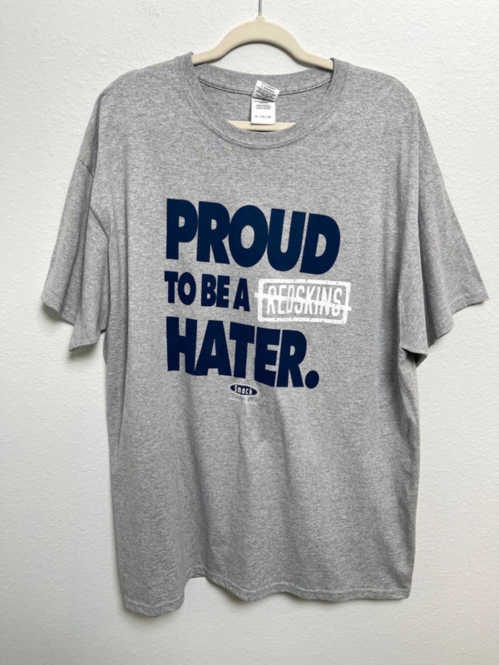 Vintage Smack Talk “Proud To Be A Hater” Graphic Y2K I Bleed Blue Dallas Cowboys